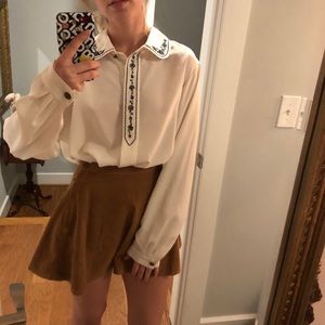 Vintage Peter Pan collar blouse